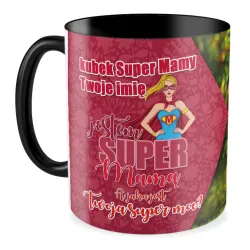 FOTO Kubek czarny 330ml dla MAMY